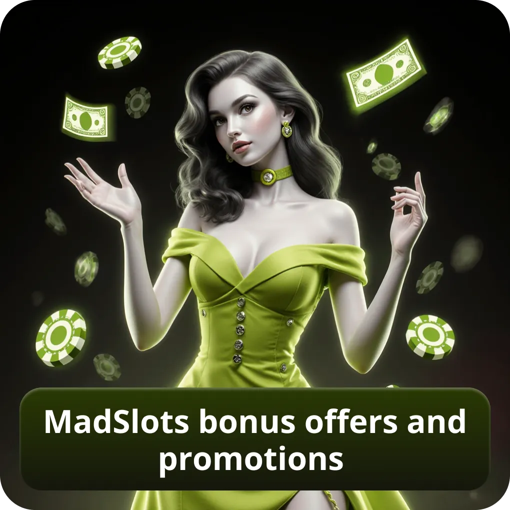 MadSlots bonus offers and promotions